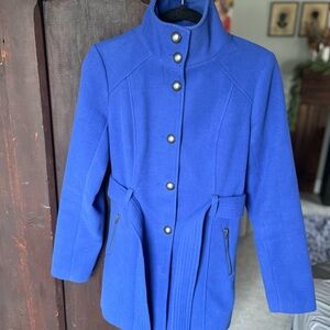 Jack by BB Dakota Royal Blue Trench Coat